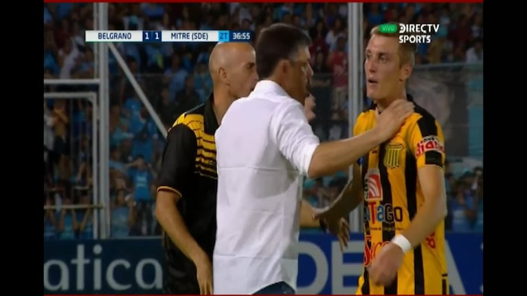 Torres puso el 1-1 para Mitre frente a Belgrano