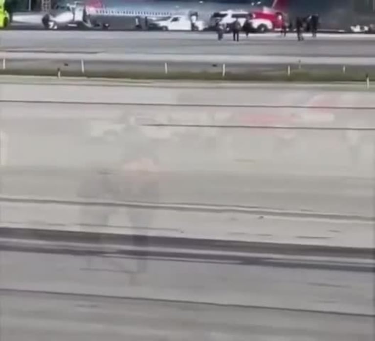Un avión se prendió fuego tras aterrizar en Miami