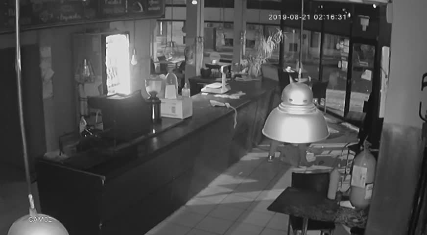 Así robó en un bar en pleno centro