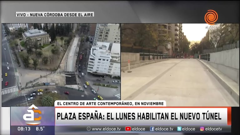 El túnel de la plaza España