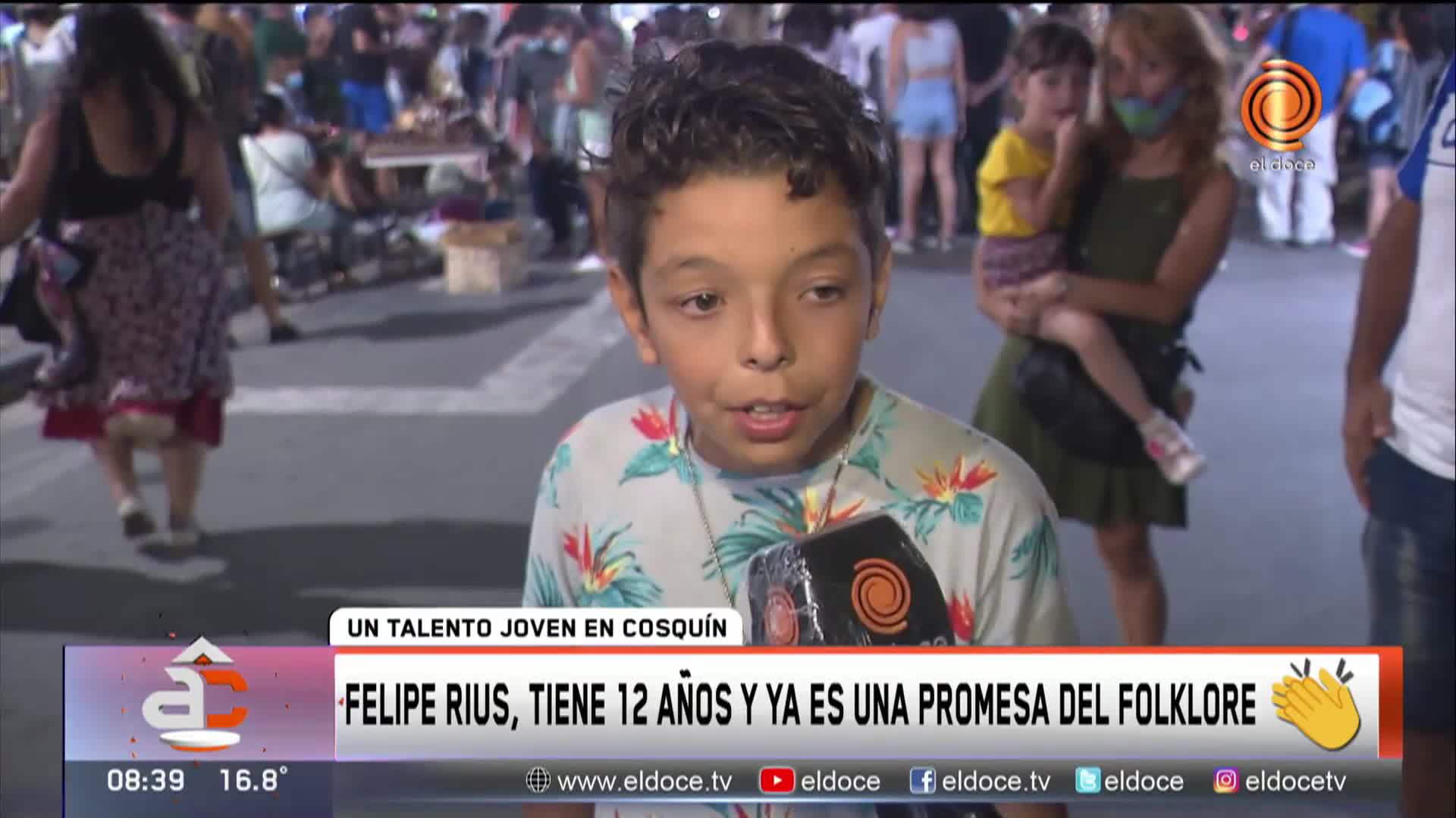 Tiene 12 años y la rompe cantando folklore 