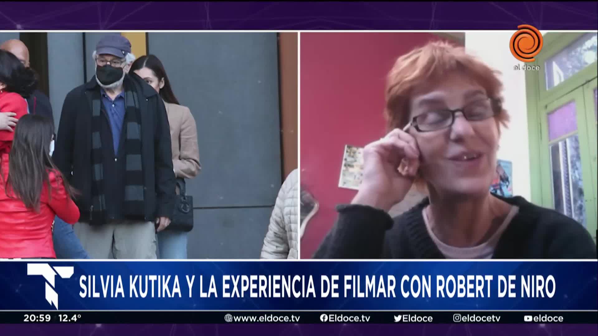 Silvia Kutika y la experiencia de trabajar con Robert De Niro