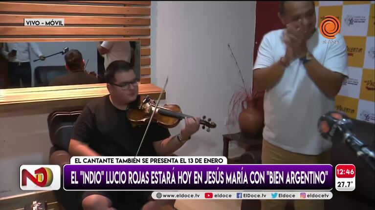 Festival de Jesús María: la previa de El "Indio" Lucio Rojas