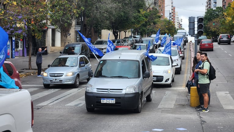 Marcha de la CGT en Córdoba