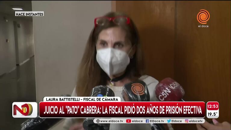 Pidieron dos años de prisión efectiva para Ángel Cabrera