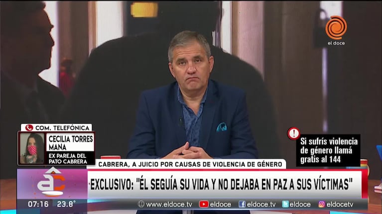 La palabra de la denunciante del Pato Cabrera tras la detención