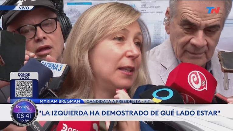 Myriam Bregman pidió votar “con valores y convicciones”