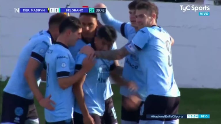 Comba empató para Belgrano ante Madryn