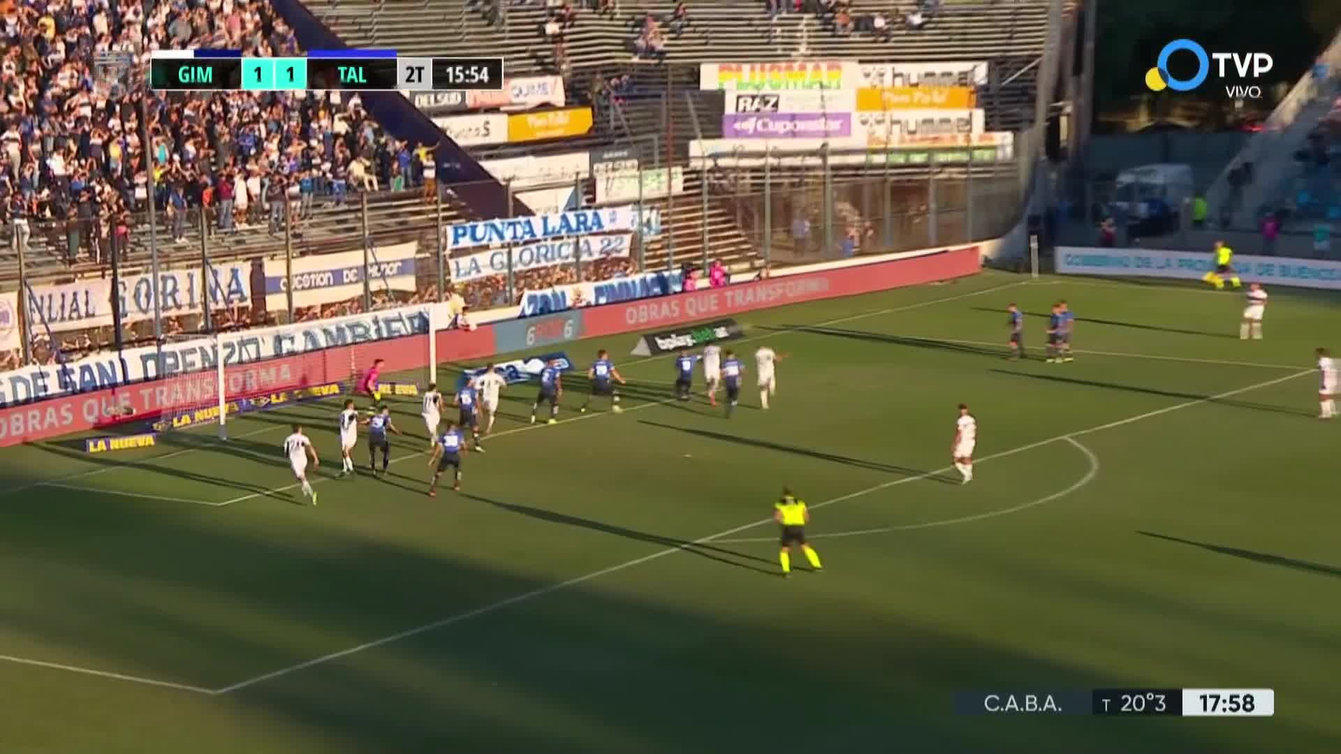 Alemán metió el 2-1 de Gimnasia ante Talleres