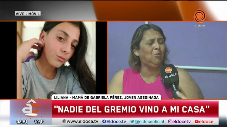 La mamá de Gabriela, contra el Soelsac y la Justicia