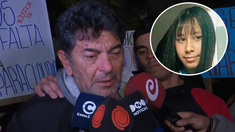 “Voy a seguir hasta que caiga el último hijo de puta”: el enojo del abuelo de Agostina ante el crimen