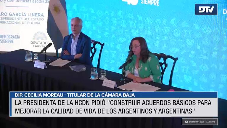 Cecilia Moreau en Diputados