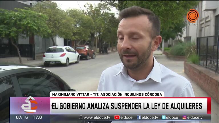 El Gobierno nacional analiza suspender la ley de alquileres