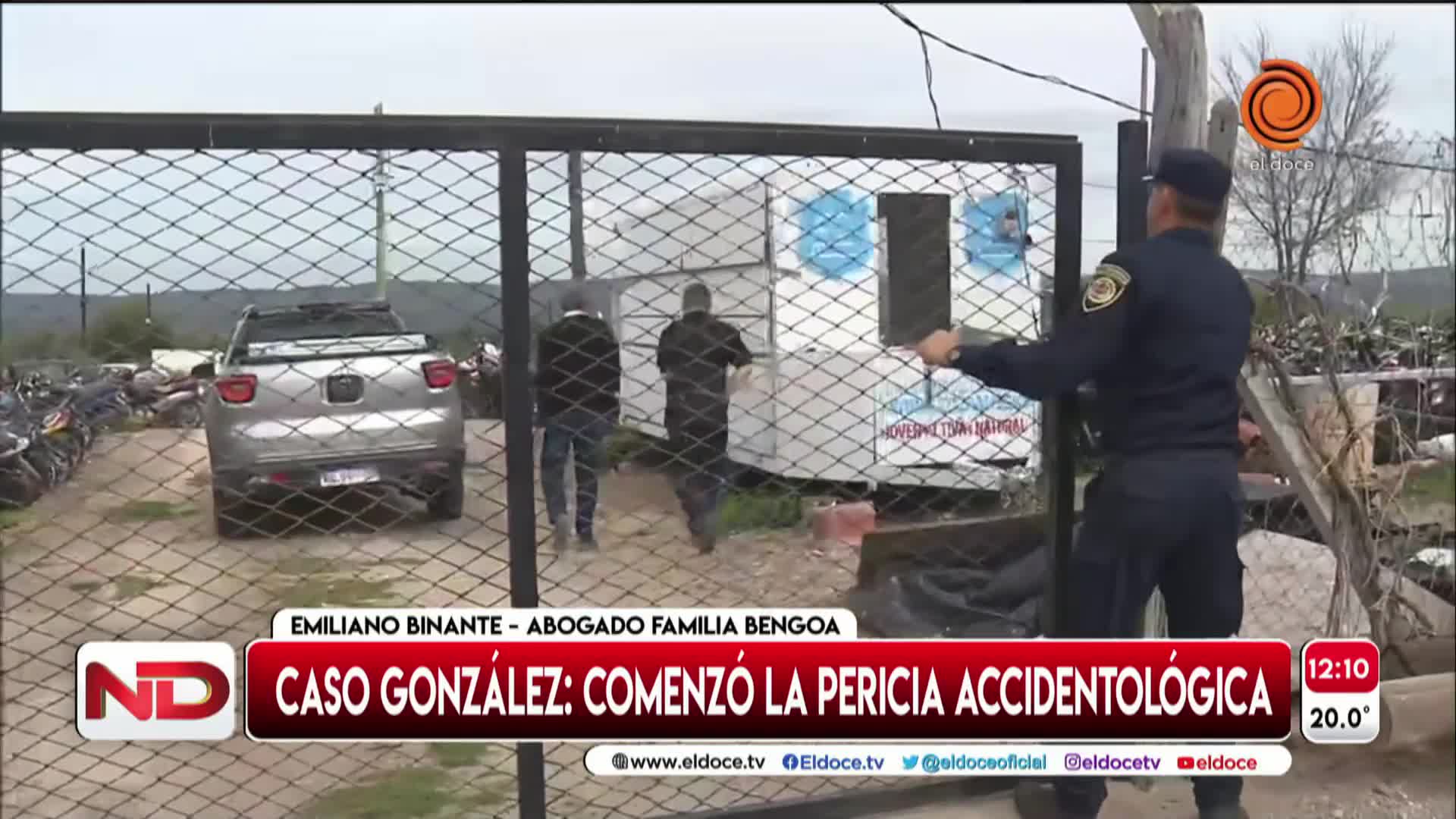 Así se ve el auto de Oscar González en el depósito judicial