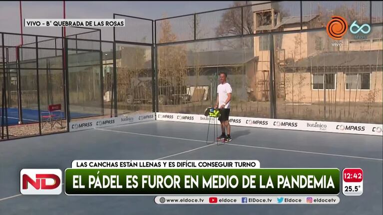 Furor por el pádel en Córdoba: hasta Lábaque y Camilo se sumaron