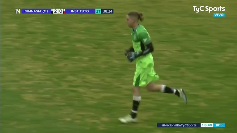 Galeano liquidó el triunfo de Gimnasia ante Instituto
