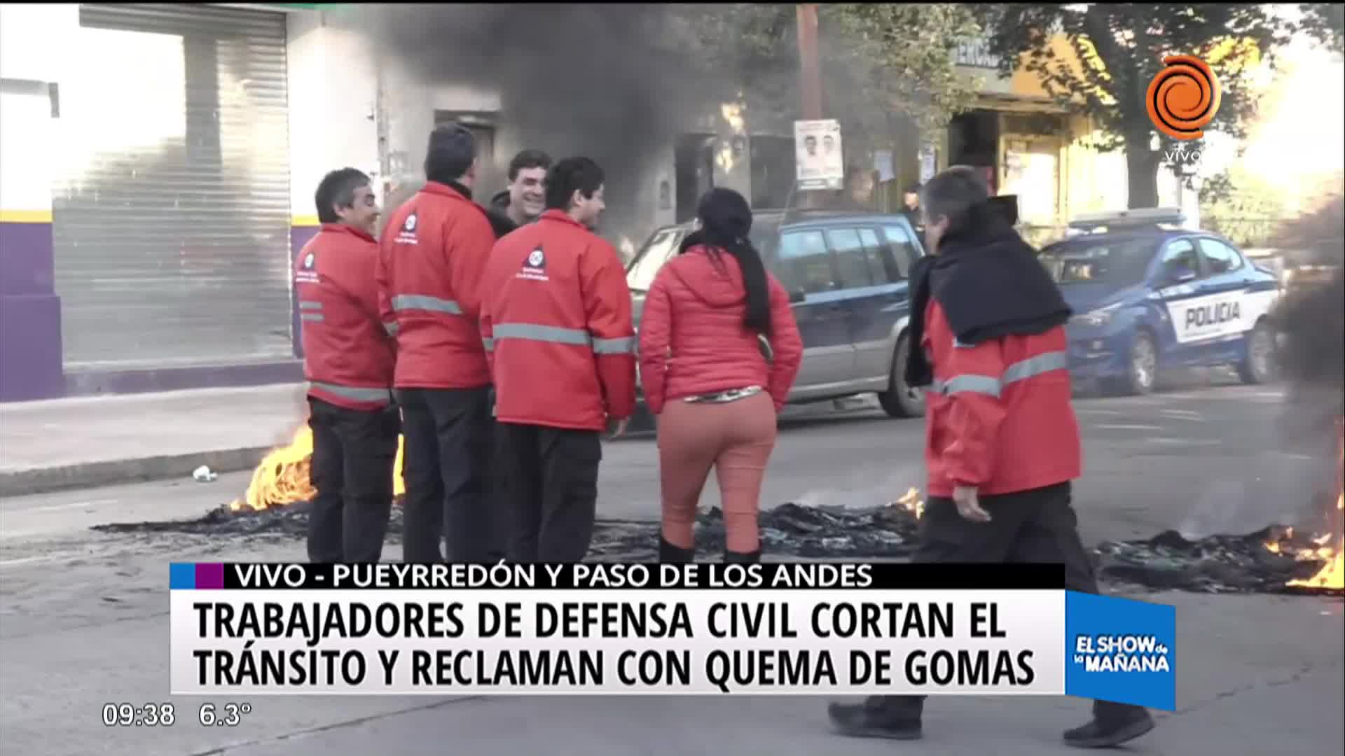 Protesta de Defensa Civil