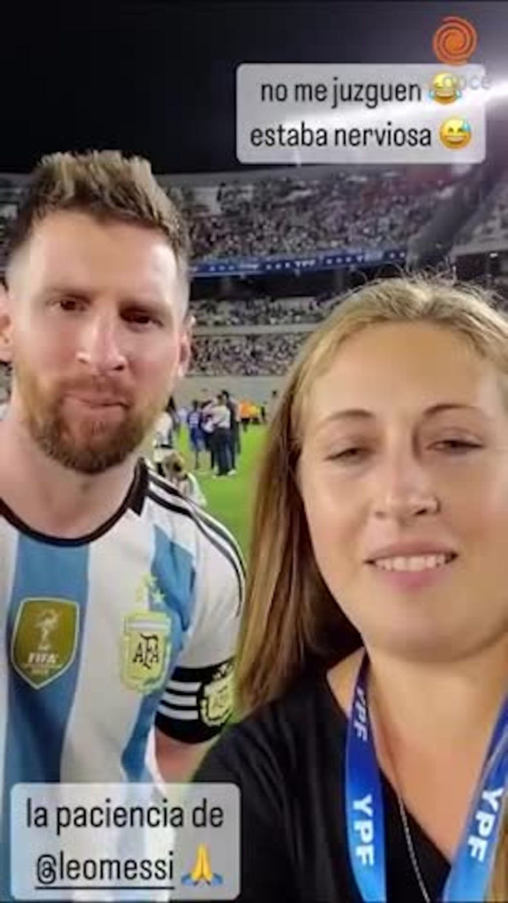 El amable gesto de Messi con una fan