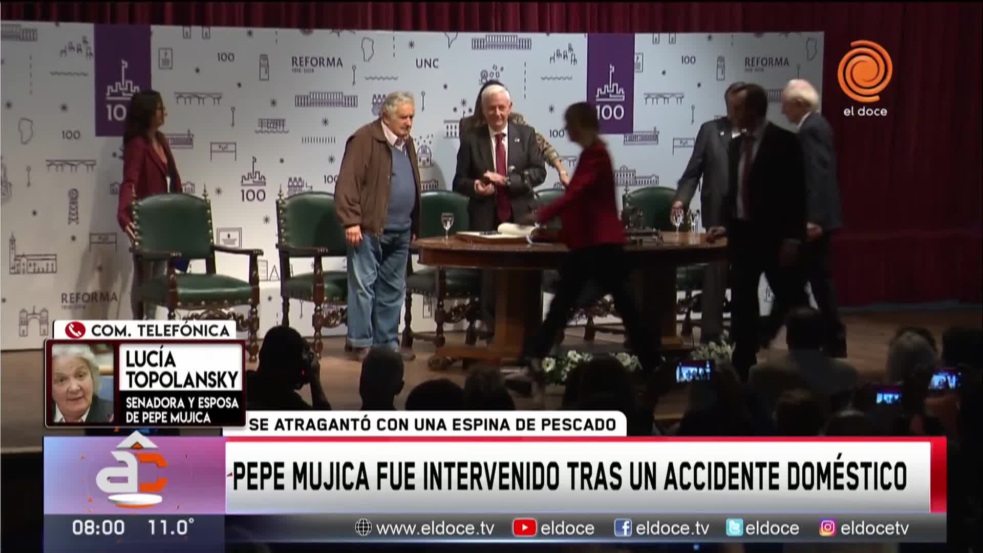 Pepe Mujica fue operado de urgencia: su esposa contó cómo está