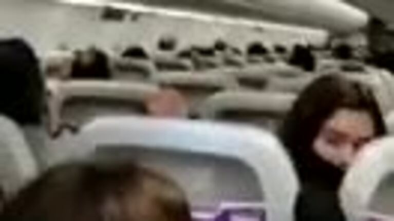 Turbulencias generaron pánico en un avión