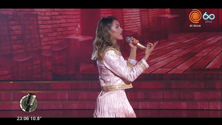 La cordobesa Agus Agazzani debutó en el Cantando 2020