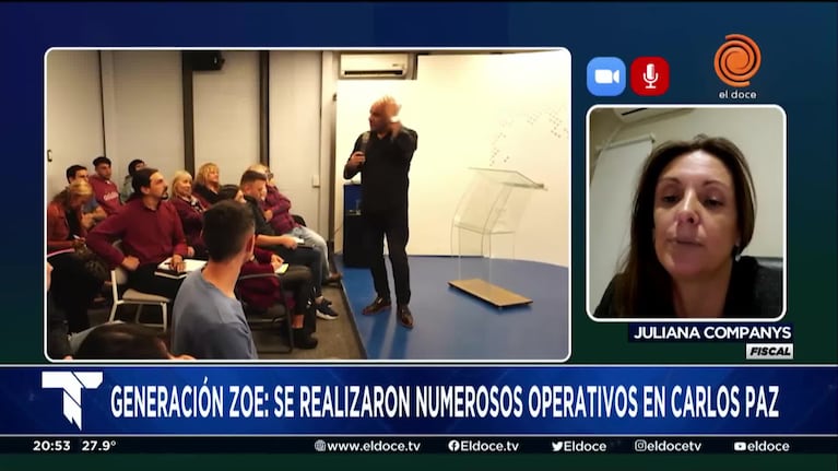 Habló la fiscal a cargo de la causa de Generación Zoe