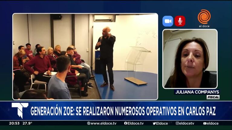 Habló la fiscal a cargo de la causa de Generación Zoe