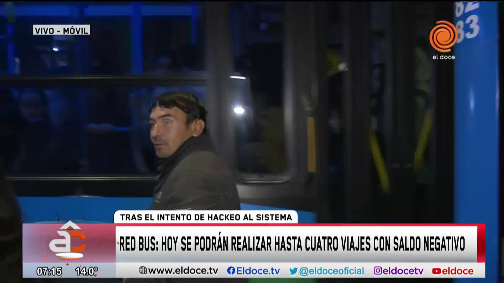 Fallas en Red Bus: habilitan hasta cuatro viajes sin saldo en urbanos