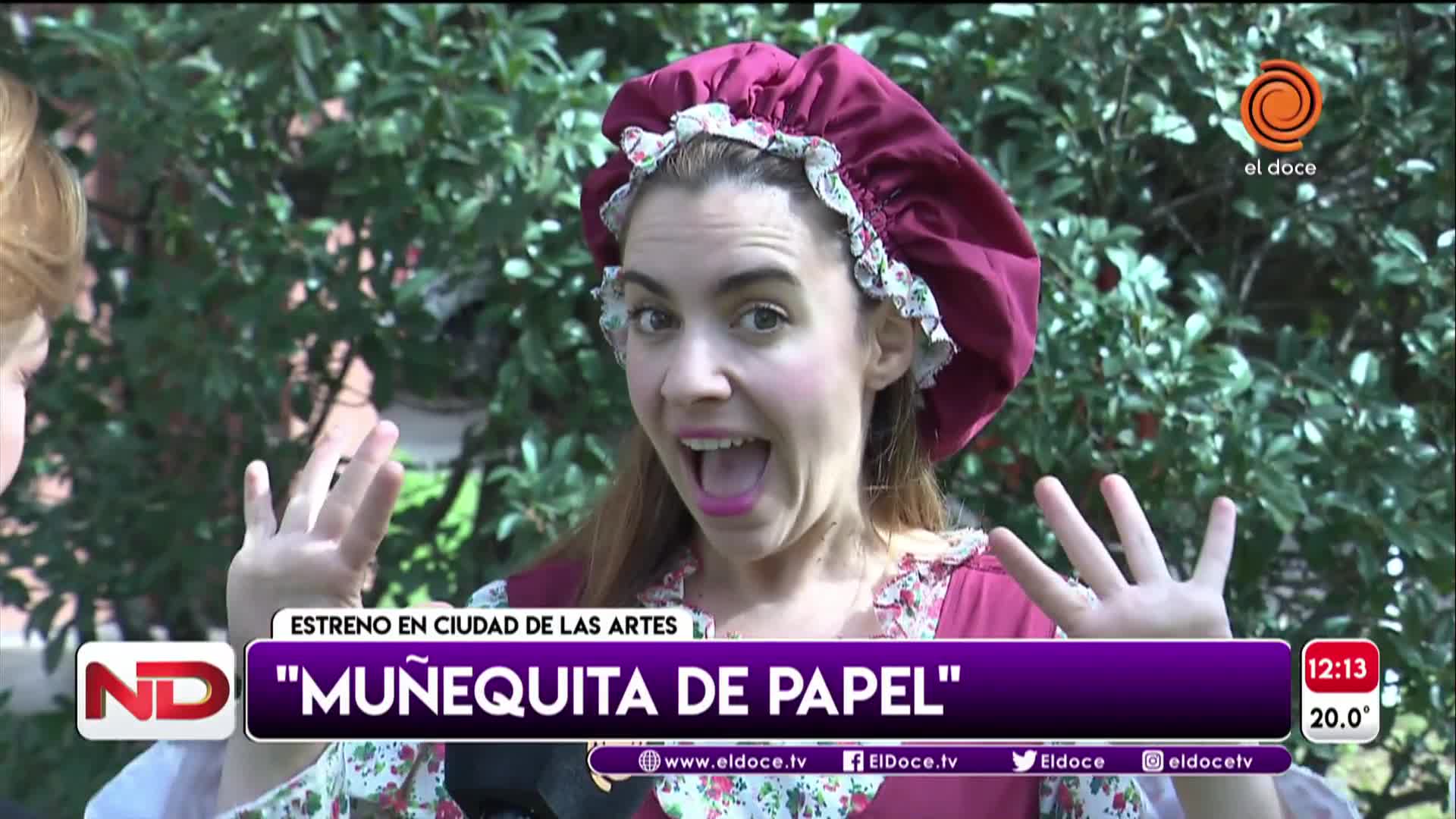 La obra de teatro Muñequita de papel, en Córdoba