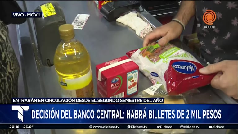 El impacto del nuevo billete de $2000 en el supermercado