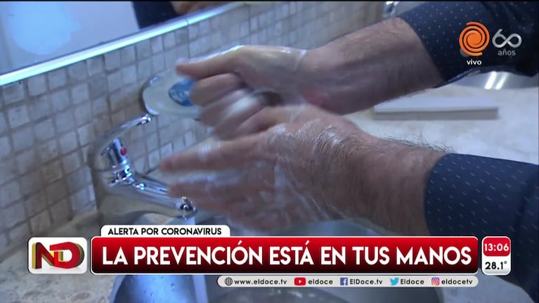 Coronavirus: la importancia de lavarse bien las manos