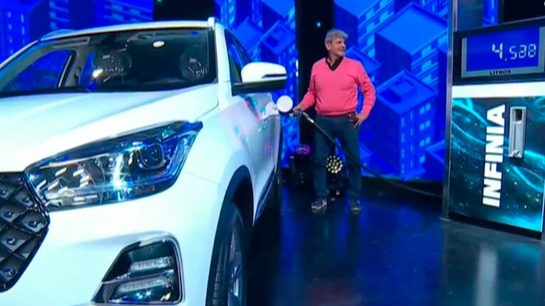 El lamento del participante que estuvo a un mililitro de llevarse el auto en Los 8 Escalones