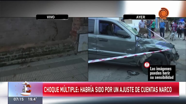 Choque múltiple y muerte en barrio General Bustos: el testimonio de un vecino