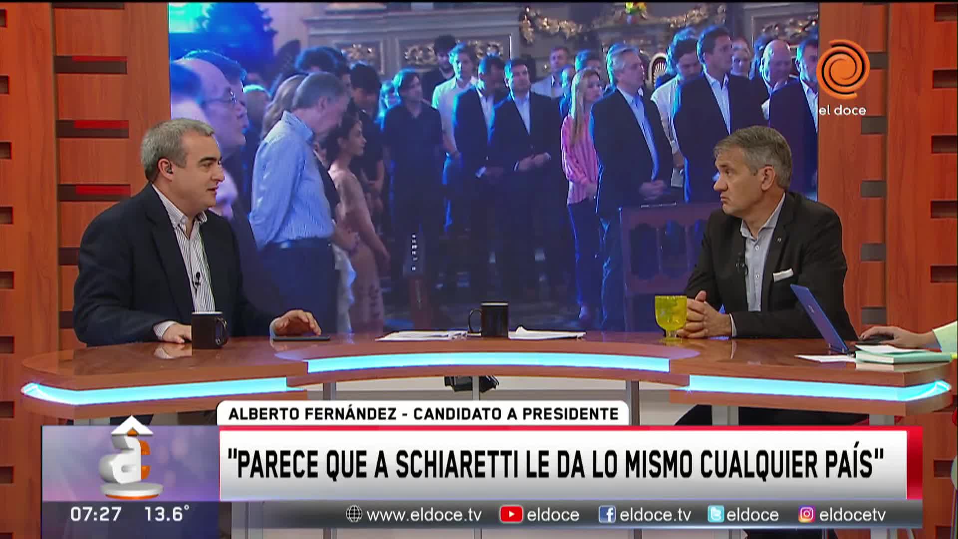 Alberto Fernández criticó a Schiaretti en Córdoba