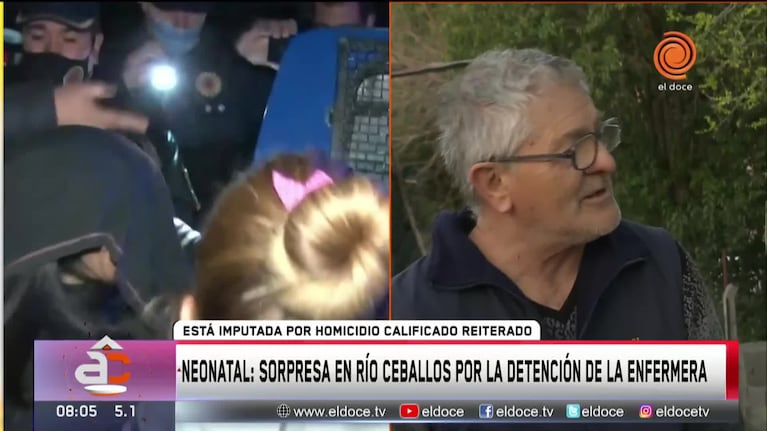 Vecinos de Río Ceballos sorprendidos por la detención de la enfermera