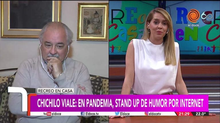 Chichilo Viale: "Los que hacemos monólogos somos los primeros que vamos a salir"