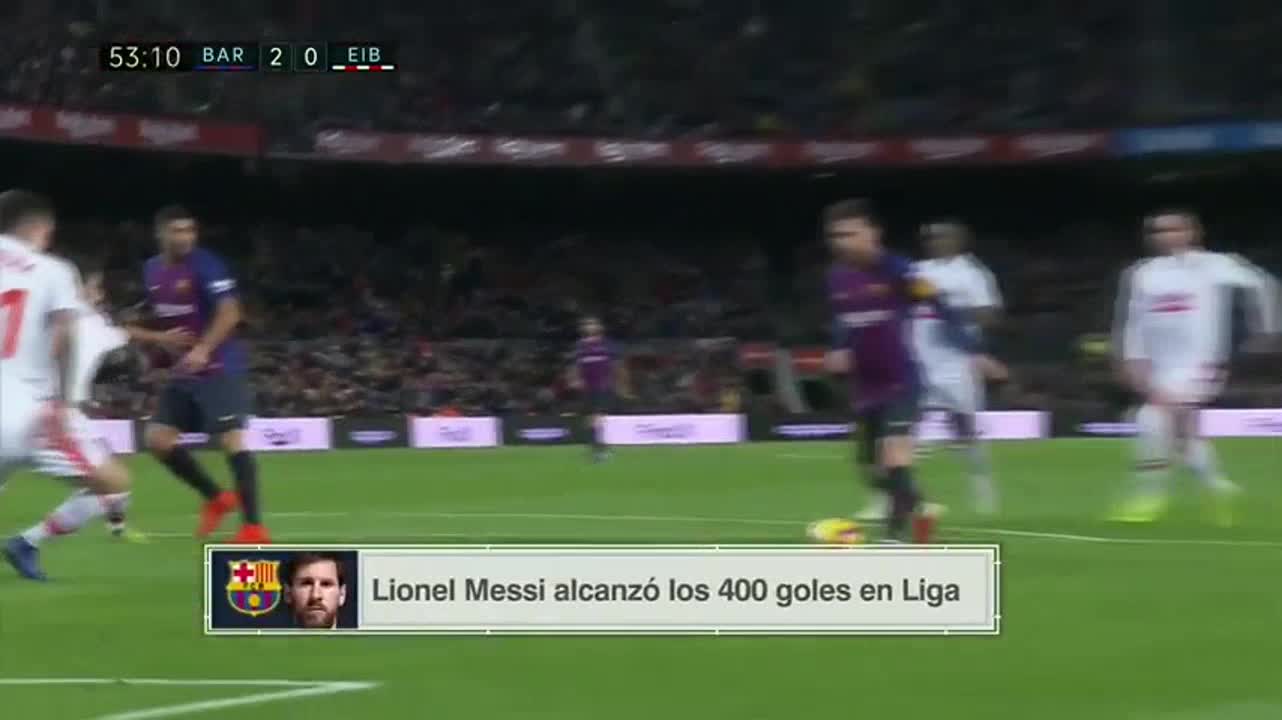 Messi y su gol 400