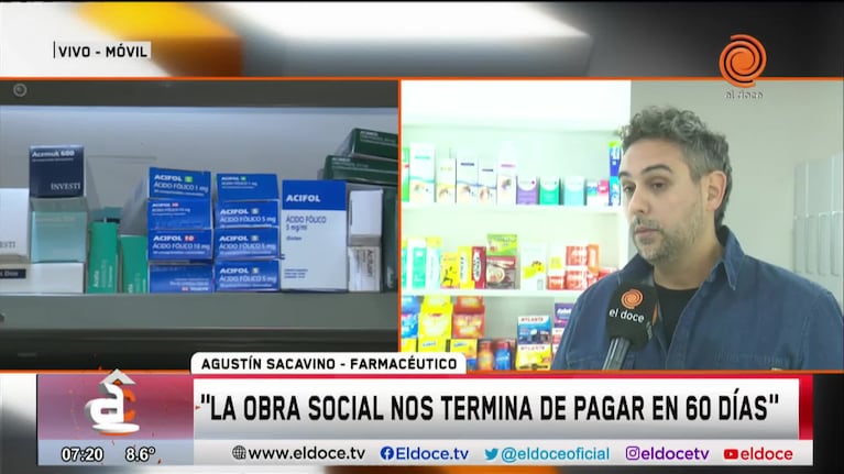 Farmacias reclaman por demoras en los pagos de las obras sociales