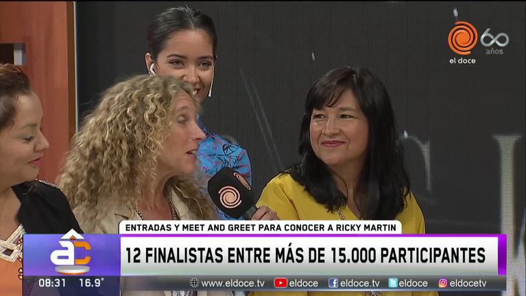 Los finalistas del sorteo de Ricky Martin