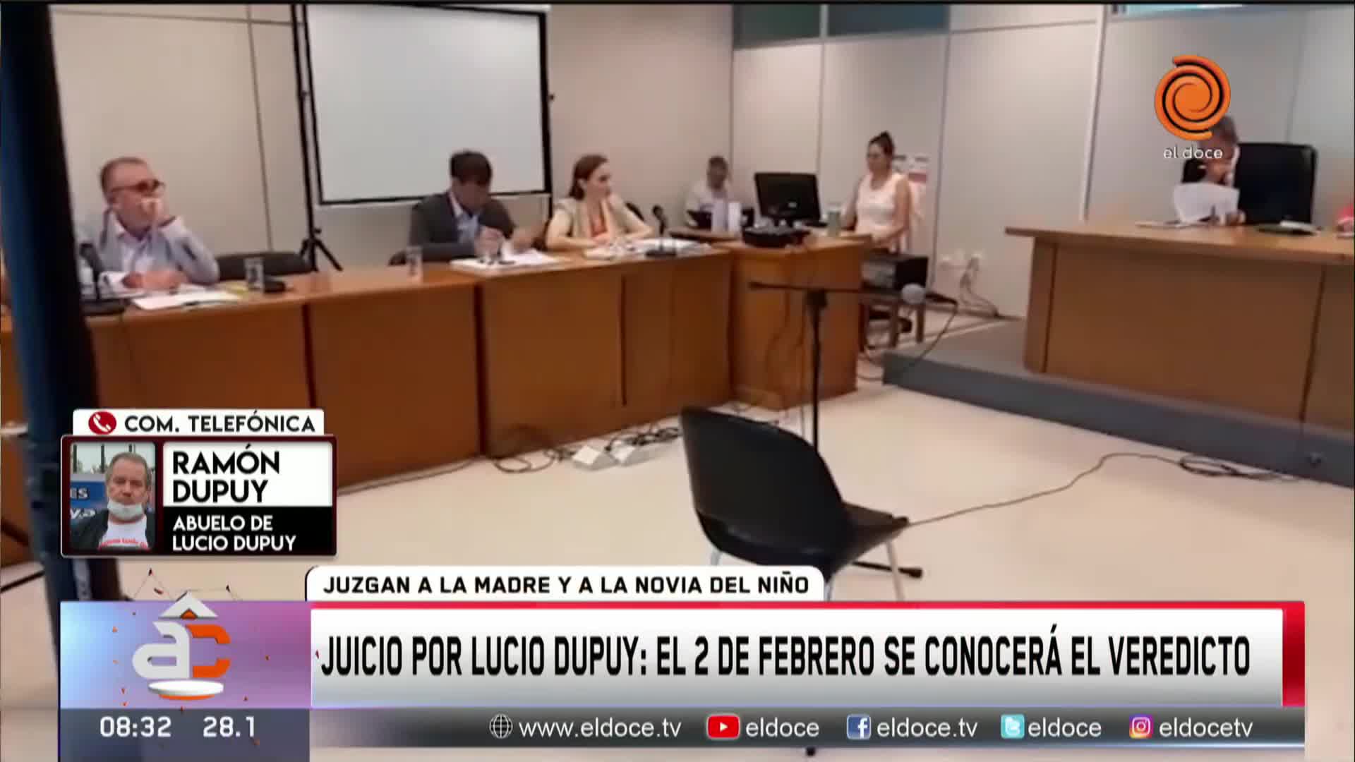 Ramón Dupuy a dos semanas del veredicto por el crimen de Lucio