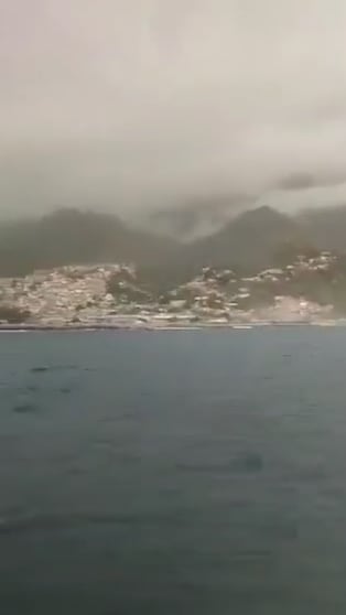 Pesqueros filmaron el terremoto en Venezuela