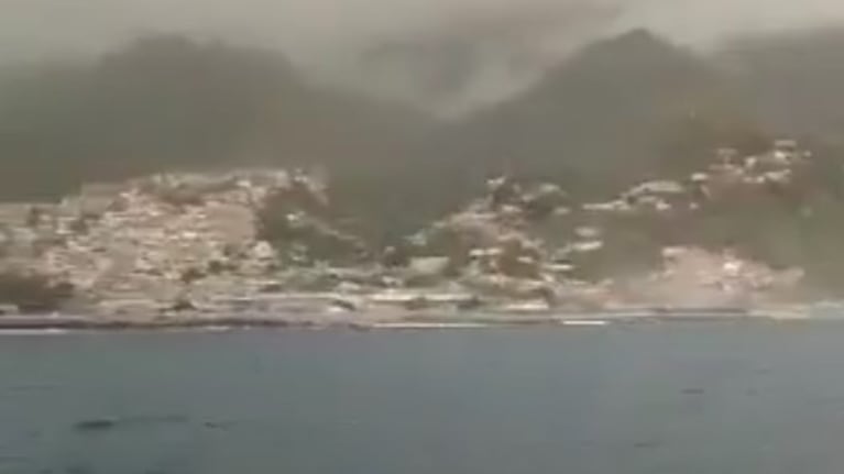 Pesqueros filmaron el terremoto en Venezuela