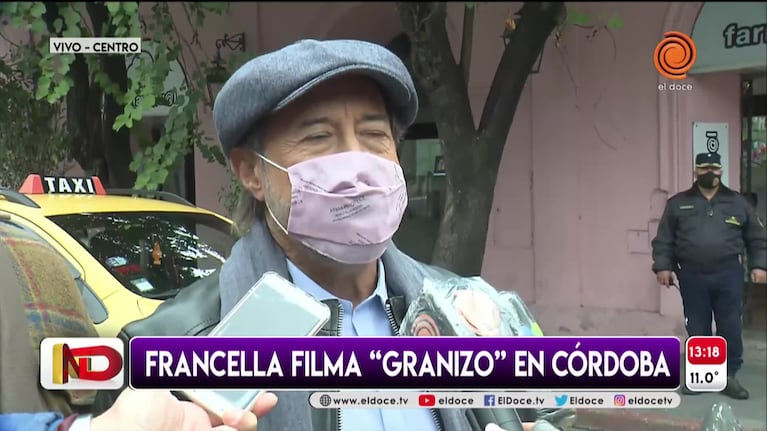 Francella inició el rodaje de su película en Córdoba