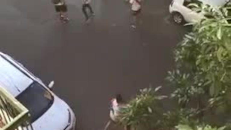 Hincha de River le pegó a uno de Boca tras la final