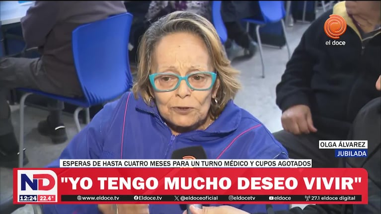 Una jubilada espera una prótesis desde 2020 y le habló a Milei