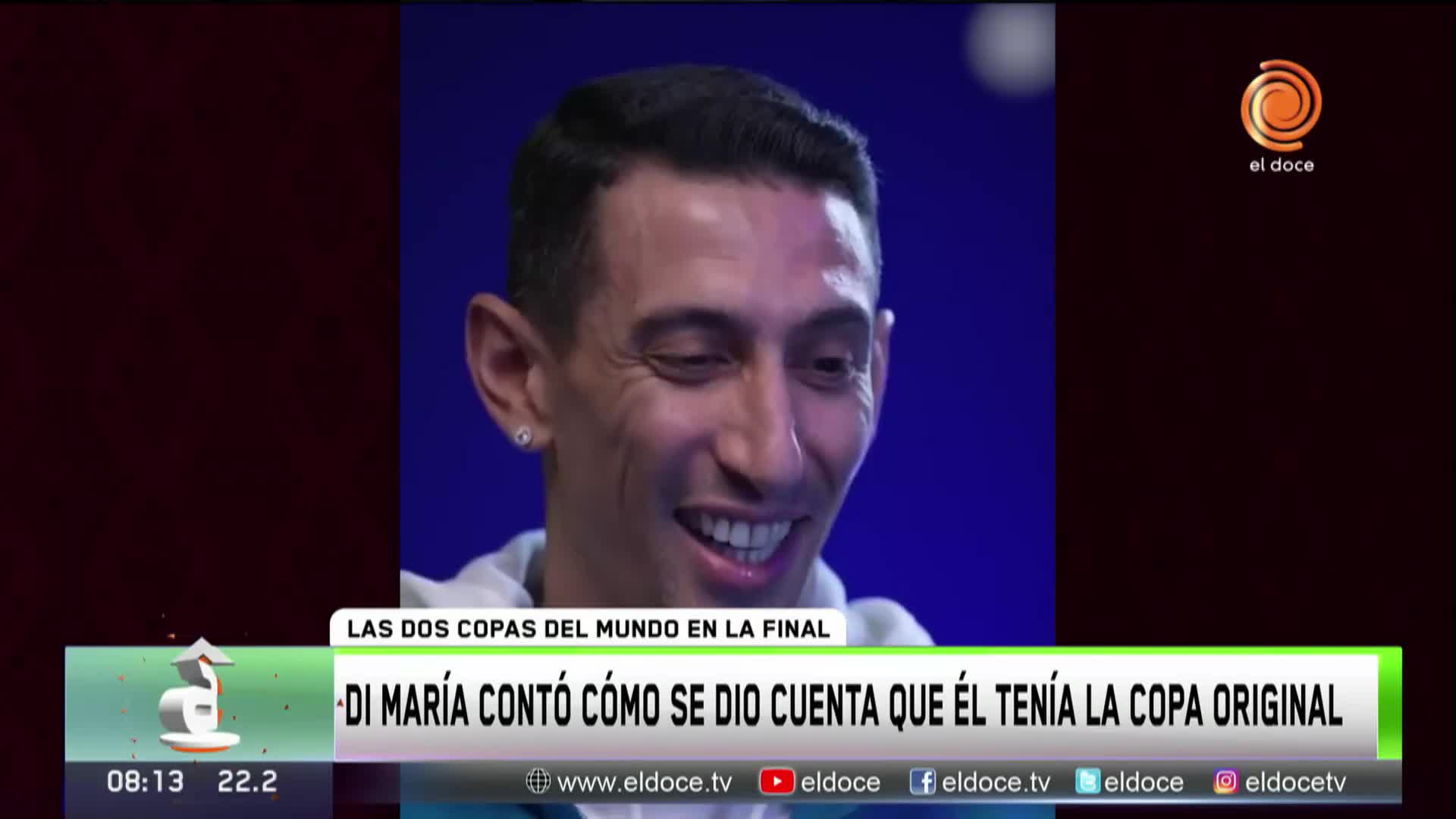 La anécdota de Di María y la copa trucha