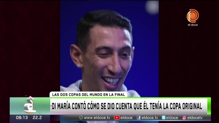 La anécdota de Di María y la copa trucha