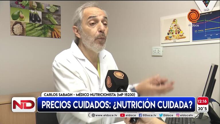 El doctor Sabagh, crítico con los productos de los "Precios Cuidados"