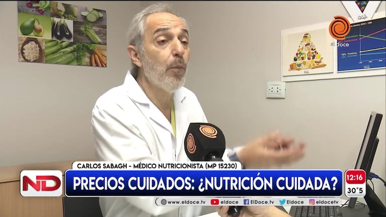 El doctor Sabagh, crítico con los productos de los "Precios Cuidados"