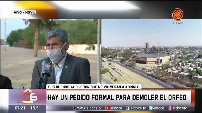 Demolición del Orfeo: piden informes y rechazan la construcción de edificios